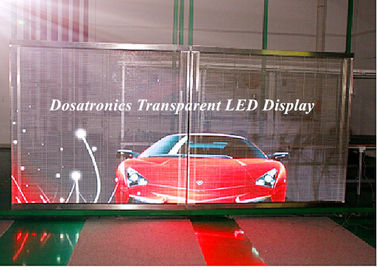 Chine Écran transparent de rideau en affichage à LED En verre de P10mm LED pour l'exposition fournisseur
