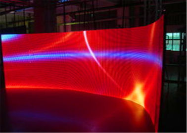 Chine Écran de visualisation en verre clair incurvé polychrome de LED P8/P6 pour annoncer l'intense luminosité fournisseur