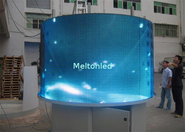 Chine Panneaux d'affichage vidéo incurvés flexibles d'écran de P6mm LED avec l'angle de visualisation large fournisseur