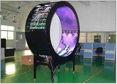 Chine Affichage vidéo flexible incurvé P6 millimètre de LED polychrome pour l'installation fixe de façade de médias fournisseur