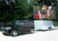 Écran de visualisation mené mobile monté par camion de P8mm pour la location avec la structure métallique fournisseur